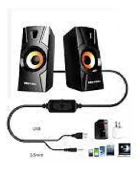 Hotmai HT-09A Multimedia 2.0 Wired Speaker