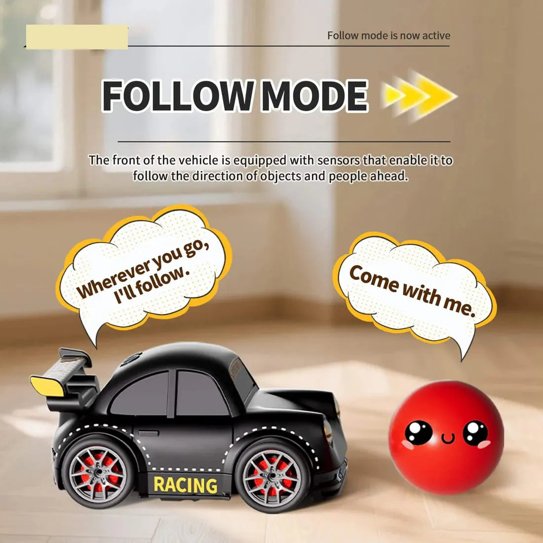 2.4GHz Electric Remote & Induction Controlled Mini Drift Car | Rechargeable RC Stunt Car for Kids