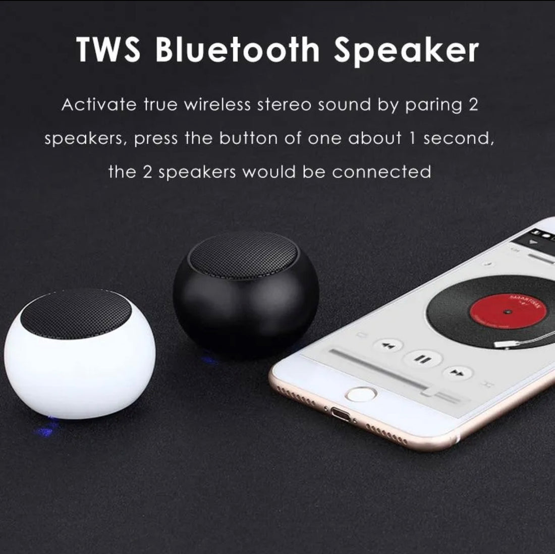 M3 Mini Portable Wireless Speaker with high quality sound, Compatible with android and IOS both