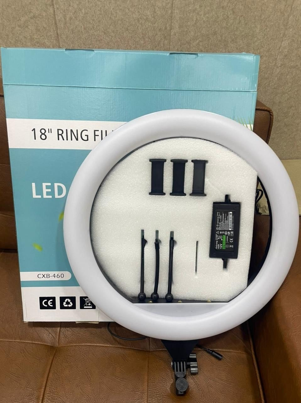 RING LIGHT 36 cm 3 mobile holder