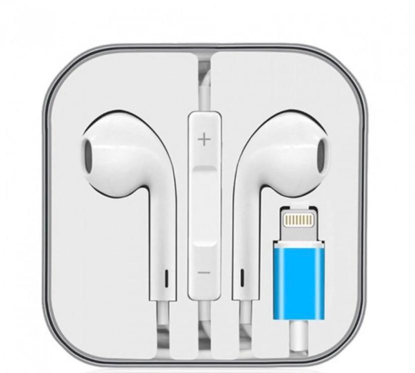 Wired Woofer Handsfree with Lightning Connector for iPhone 7 to 13 Pro Max