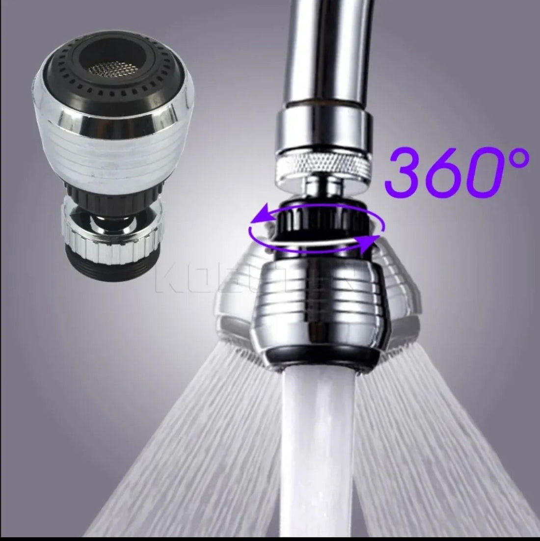 360° Kitchen Faucet Aerator 2 Modes adjustable Anti Splash