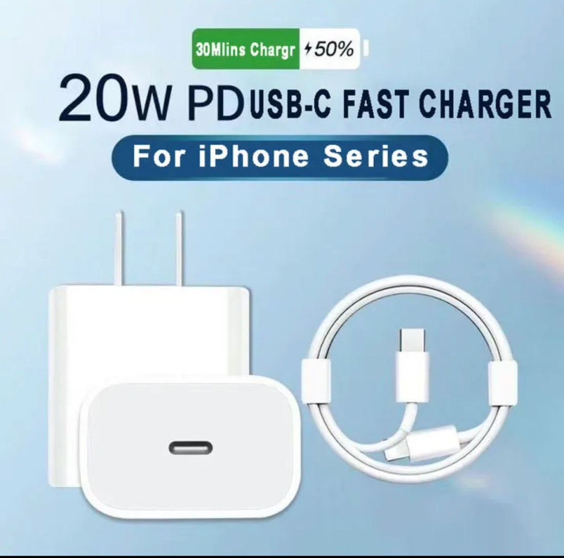 Iphone Original Charger 20Watt Pair