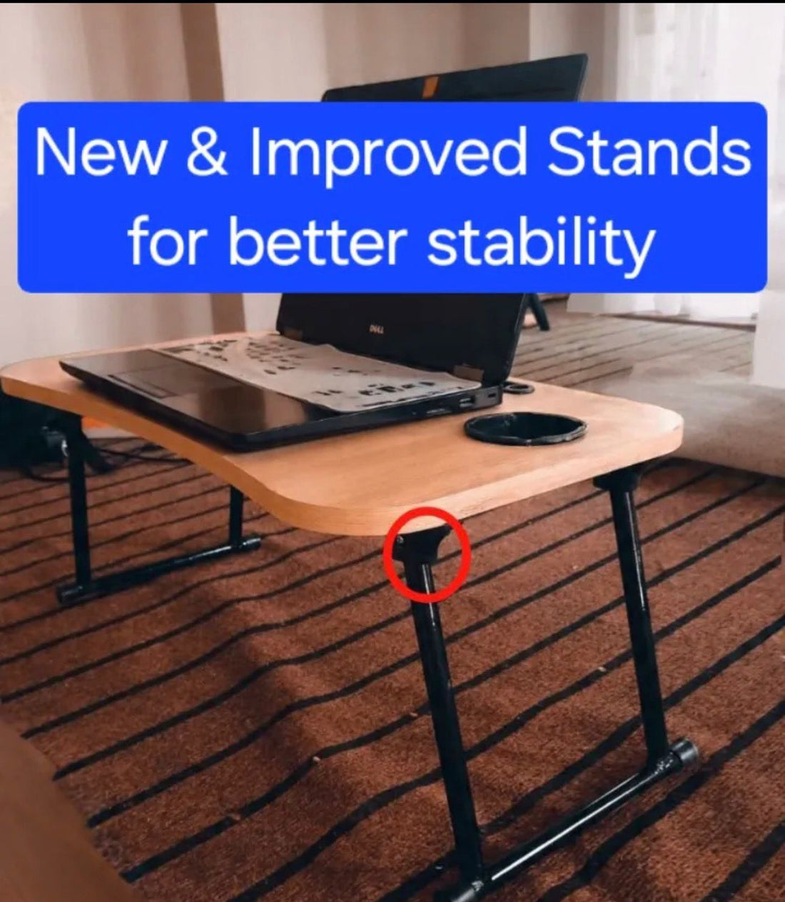 Portable Wooden Laptop Table for Bed