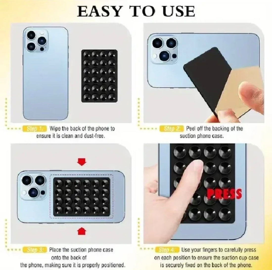 Silicon Suction Pad Phone Holder Self-Adhesive